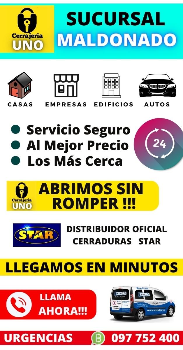 cerrajeria cerrajero maldonado